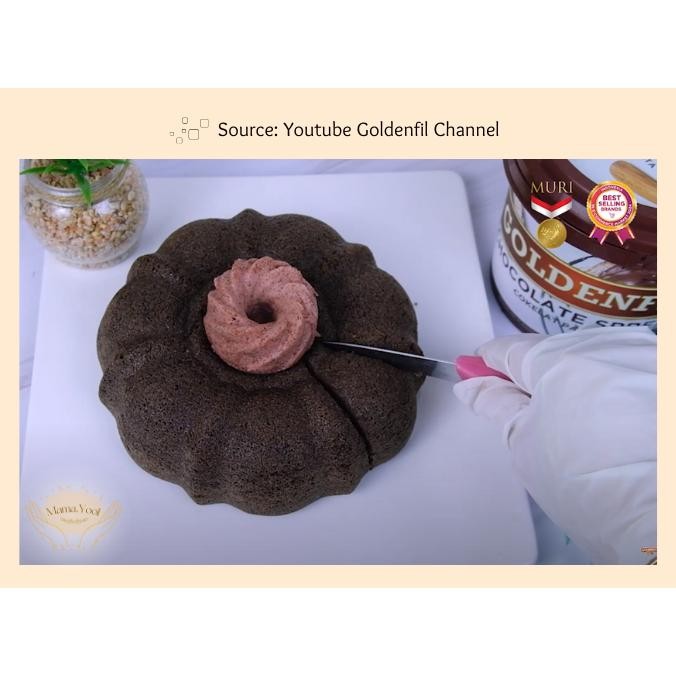 

MAMA.YOOL - Goldenfil Chocolate Spread 1 kg FREE PACKING / Filling Topping Selai Coklat Premium