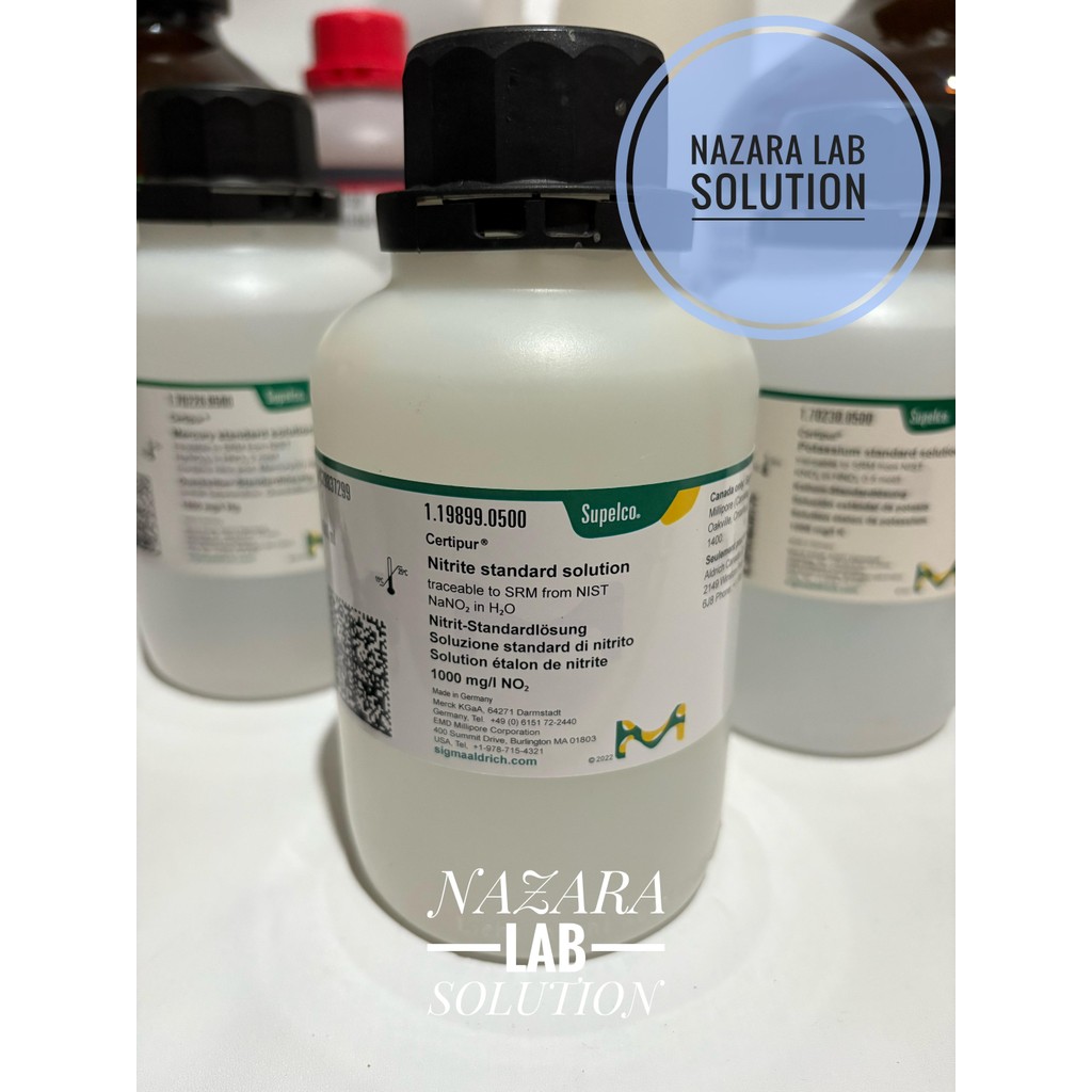 NITRITE STANDARD SOLUTION MERCK 119899 / LARUTAN STANDAR NITRIT 500ML