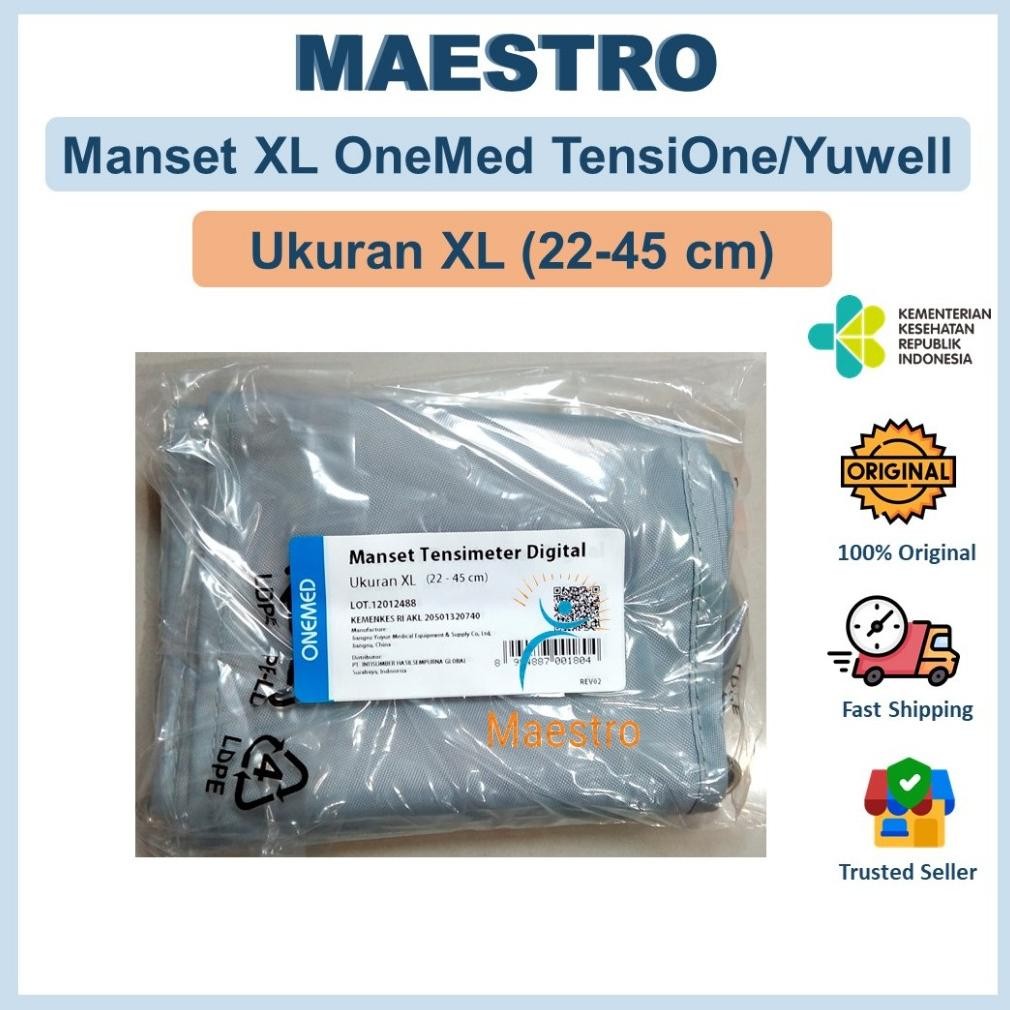 Manset TensiOne 1A OneMed Yuwell Ukuran XL Jumbo Cuff Tensimeter Tensi 22-45 cm MURAH
