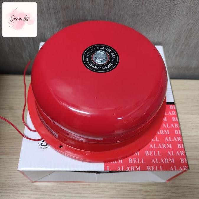 Ready Alarm Bel Sekolah / Round Alarm Bell / Bell Kring 150Mm 6"