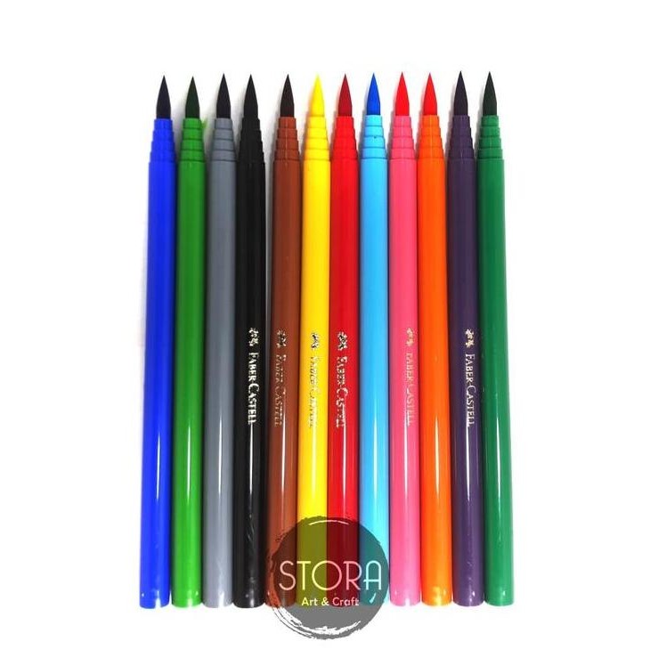 

Faber-Castell Calligraphy Brush Pen Set 12 Kuas Kaligrafi Lettering