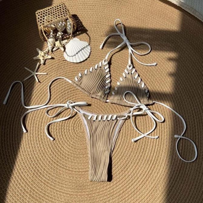 AUREL bikini set 2 pcs woman premium / korean swimwear / beachwear bali / baju renang wanita / bikin