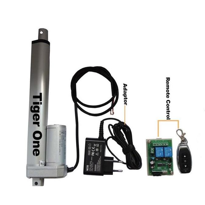 Kumau Aktuator, Actuator 12V Linear Aktuator, Linear Actuator 20Cm 1000N