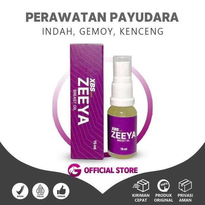 Premium Zeeya Breast Care Oil Serum Perawatan Pembesar Pengencang Payudara Bebas Silikon
