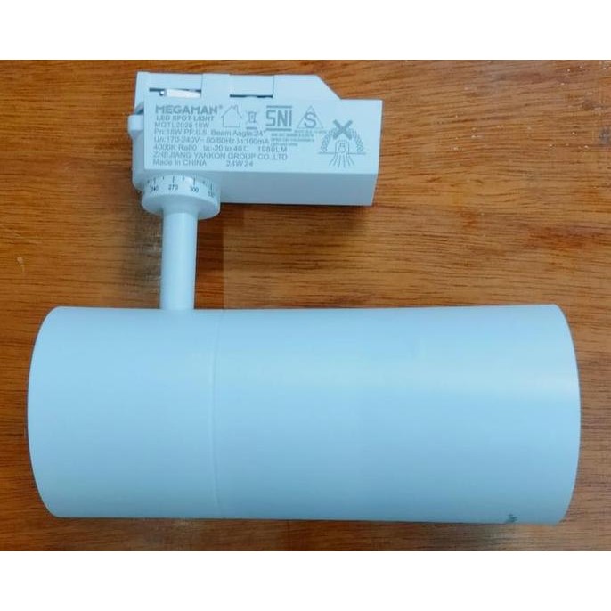 Megaman Track Light 18Watt 4000K Lampu Sorot 18W New Stok