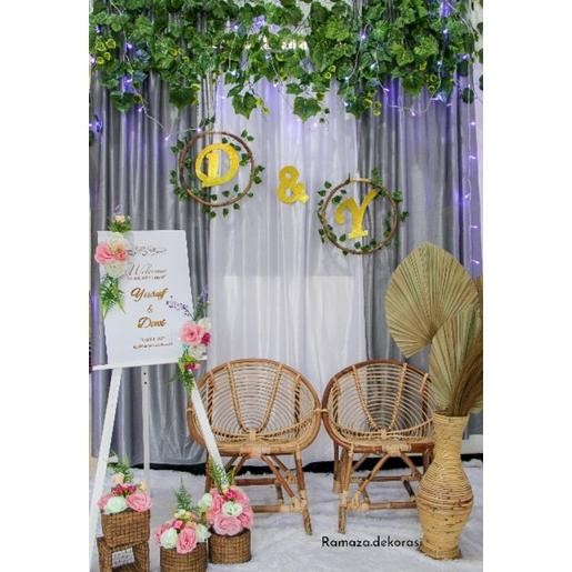 Dekorasi lamaran backdrop VARIASI/Dekorasi lamaran/akadnikah