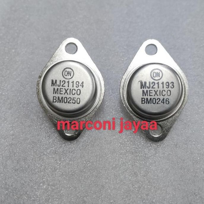 TRANSISTOR MJ 21193+MJ21194 ON ORIGINAL DAN TERPERCAYA