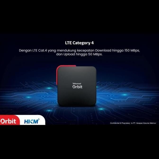 Promo Telkomsel Orbit Mifi N3 Hkm M23 Pro Modem Wifi Router 4G Free Telkomsel 15Gb Hitam