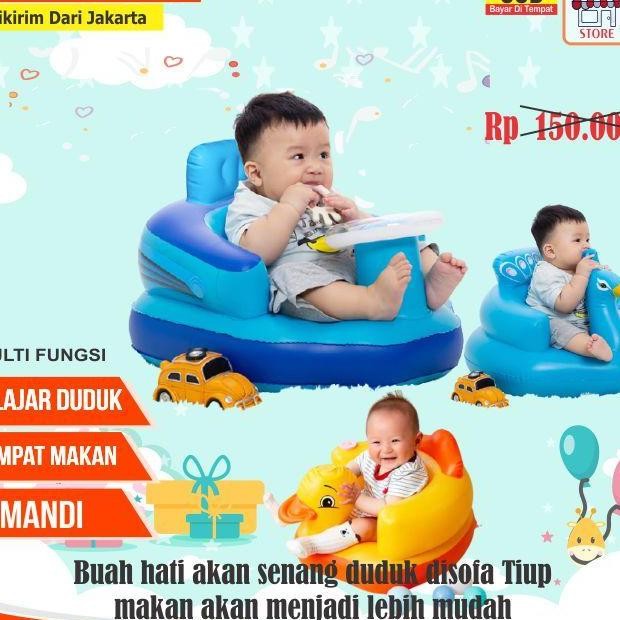 Sofa Kursi Tempat Duduk Bayi El Pompa Tiup Bebek Seat Mobil Merak