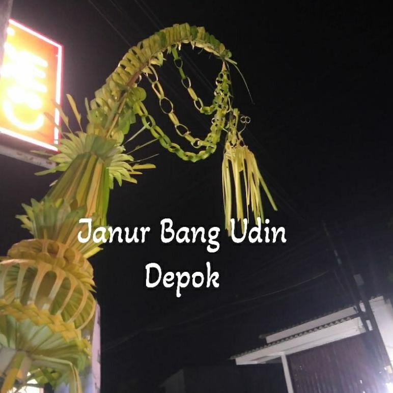 Janur Depok, janur super,,  janur pernikahan penjor pernikahan. janur khitanan