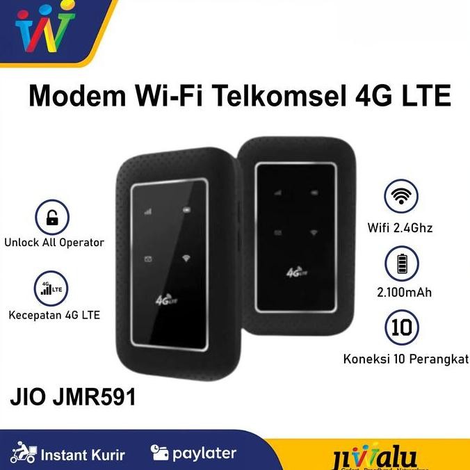 HARGA DISC - Modem Mifi Unlock JIO JMR591 4G LTE