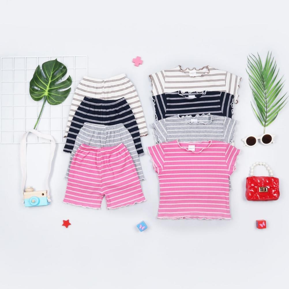 owlet - setelan anak perempuan / baju anak perempuan / setelan anak salur / setelan anak knit