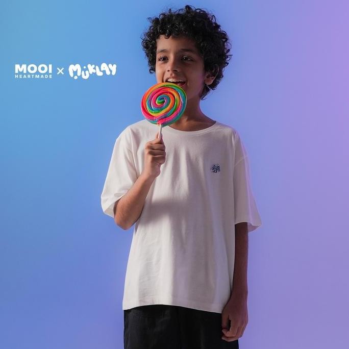 Mooi X Muklay Kaos Anak Unisex T-Shirt Basic Kids