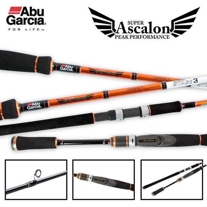 ABU GARCIA Joran Pancing Spinning SUPER ASCALON 3 165cm - 240cm Hi-Carbon 24Ton Extra Strong