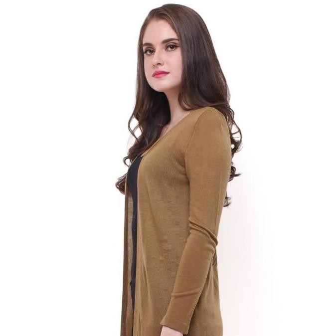 LGS - Sweater Wanita - Cardigan Lengan Panjang - Coklat - LST.360.U700.099.CLS