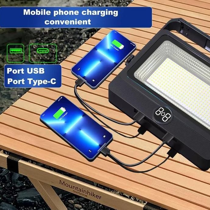 Ready StockLampu Tenaga Surya Lampu Khusus Buat Mati Listrik Lampu Tenaga Surya Otomatis Lampu Sente