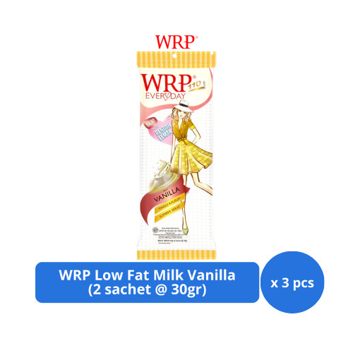 

WRP Low Fat Milk Vanilla 60gr (2s @ 30gr) x 3 pcs