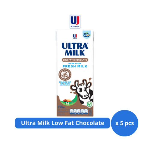 

Ultra Milk Low Fat Chocolate 250ml x 5 pcs