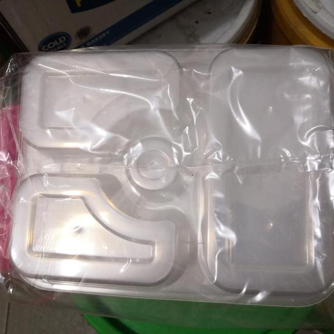 THINWALL BENTO SEKAT 3+TUTUP ISI 25