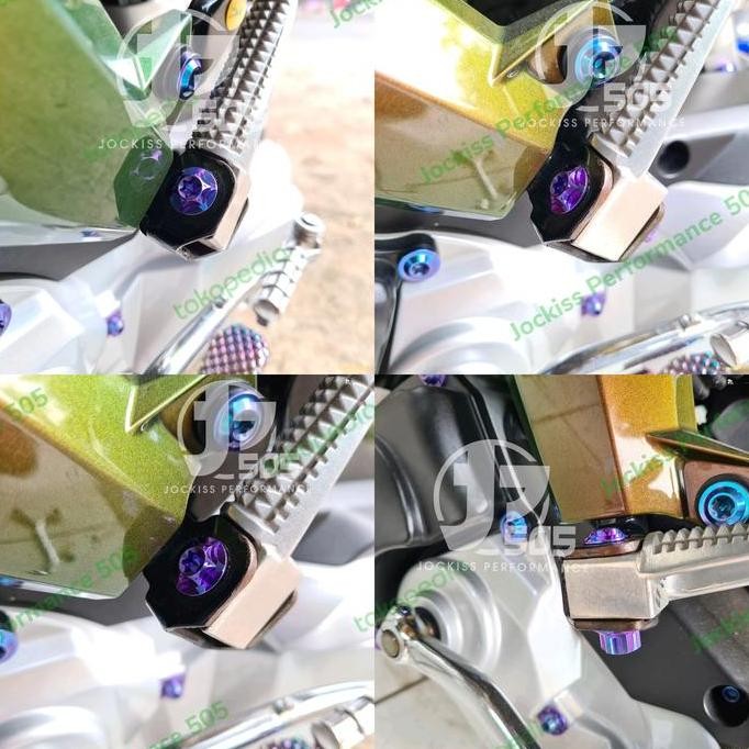 Baut Titanium Tojos Step Belakang Yamaha Mio Forsale