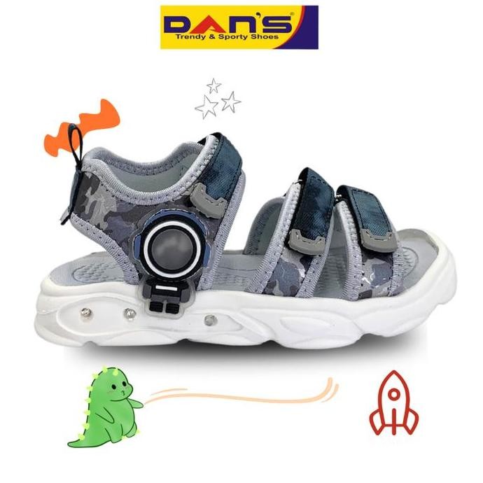 Hot Sale Sepatu Dans Perius Sepatu Sandal Anak Laki-Laki - Grey