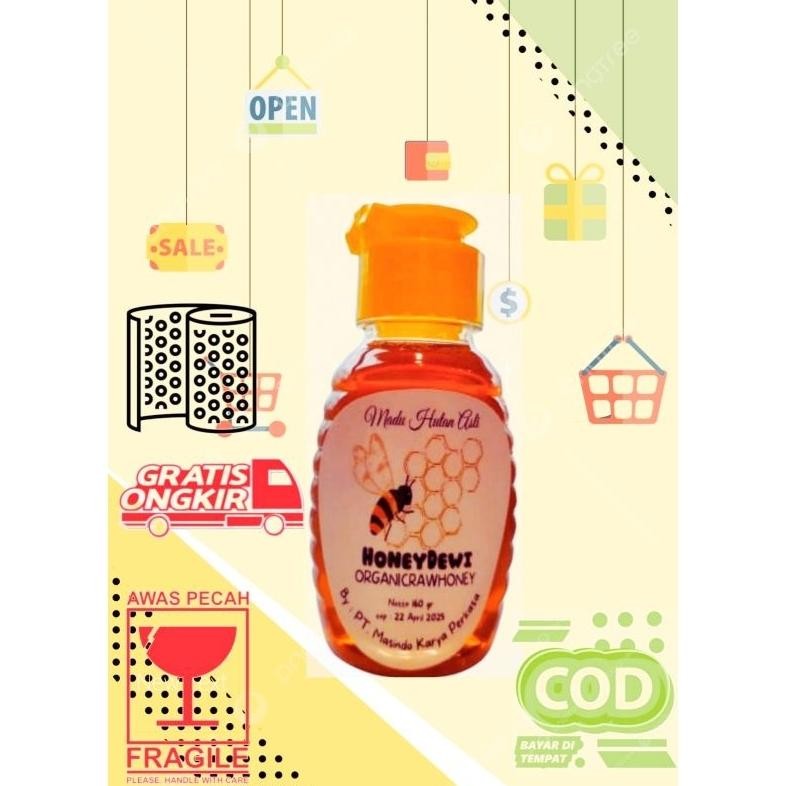 

(Terbaru) MADU MURNI ASLI SUPER MULTIFLORA HUTAN SUMBAWA 100% TANPA CAMPURAN - HONEYDEWI 160 gr (Terlaris)