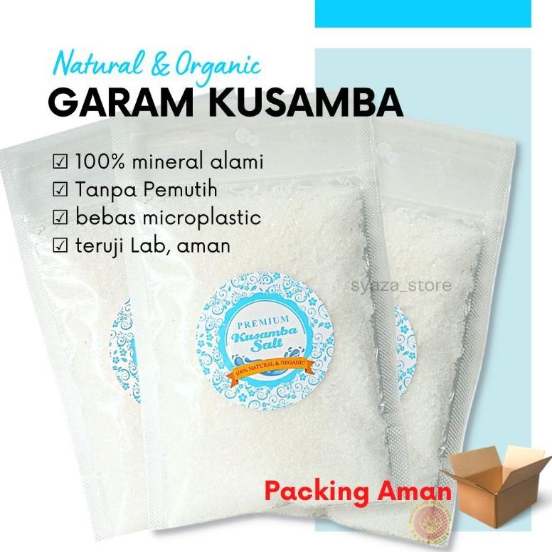 

(Terbaru) GARAM LAUT KUSAMBA SAGHA SEA SALT ORGANIK Garam Sehat Alami Bebas Pemutih 250 Gram (Terlaris)