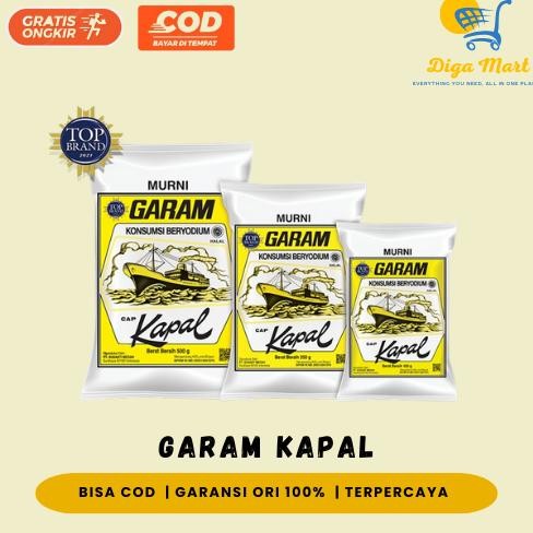 

(Terbaru) Garam Dapur Cap Kapal (250 gram dan 500 gram) (Terlaris)
