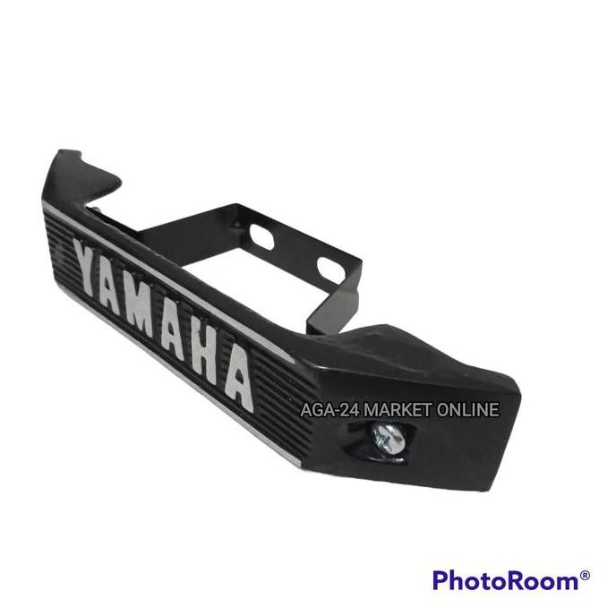 DB76>> EMBLEM KUMIS YAMAHA LIST SILVER PNP RX KING NEW/OLD RXK RX S BYSON