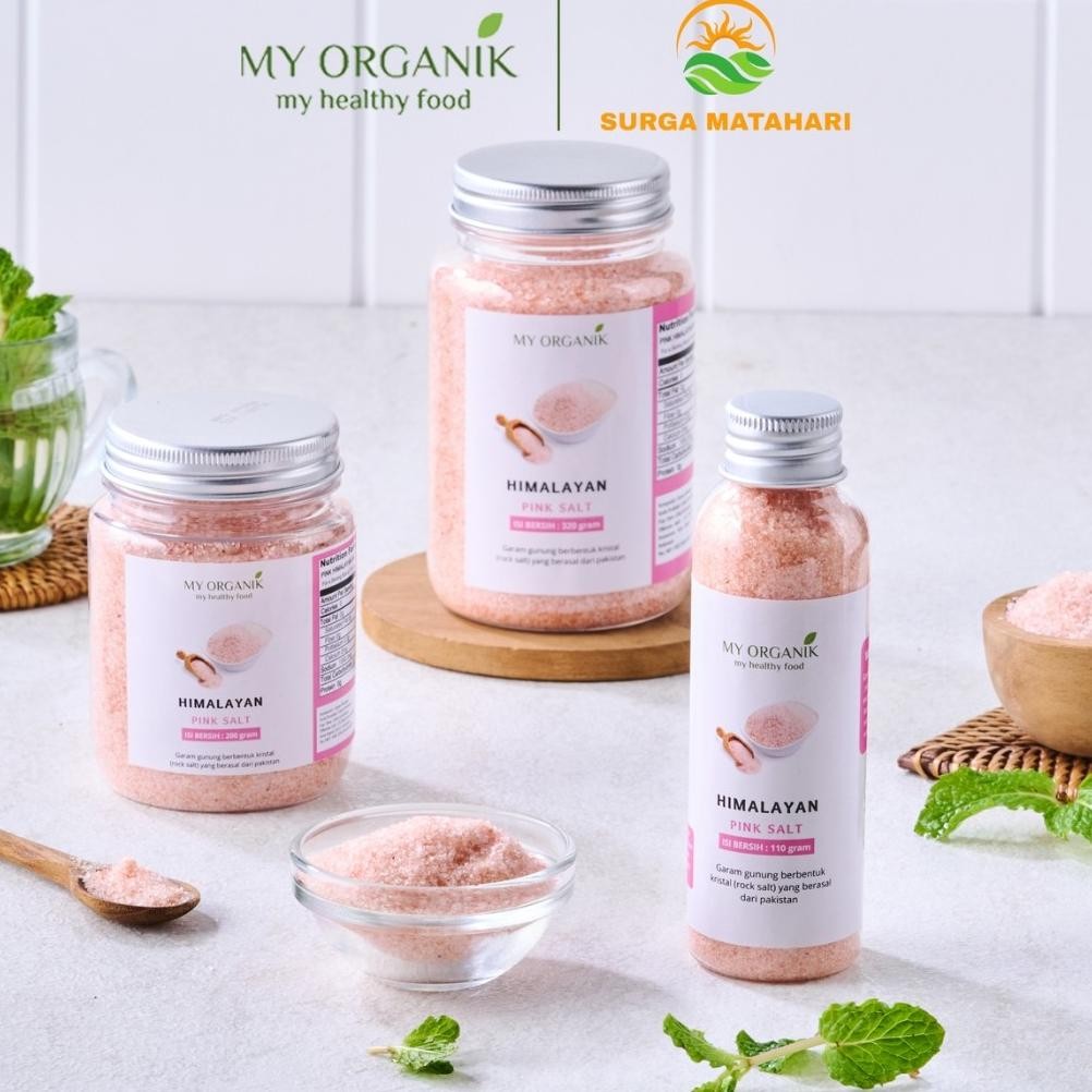 

(Terbaru) My Organik Garam Himalayan Pink Salt Original Organic Premium Tanpa Campuran (Terlaris)