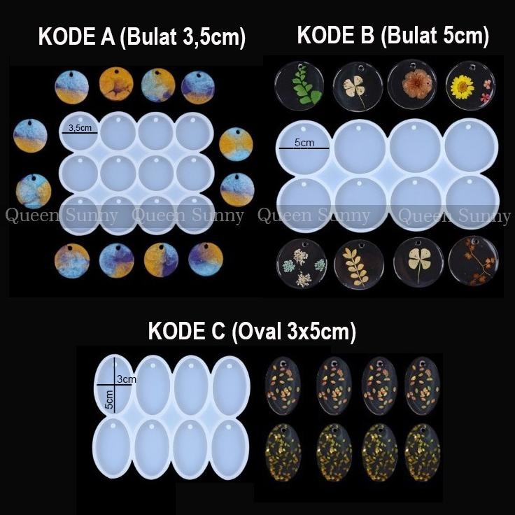 

CETAKAN BULAT & OVAL CETAKAN LIONTIN BANDUL PENDANT GANTUNGAN KUNCI KEYCHAIN MOLD RESIN BAHAN SILIKON