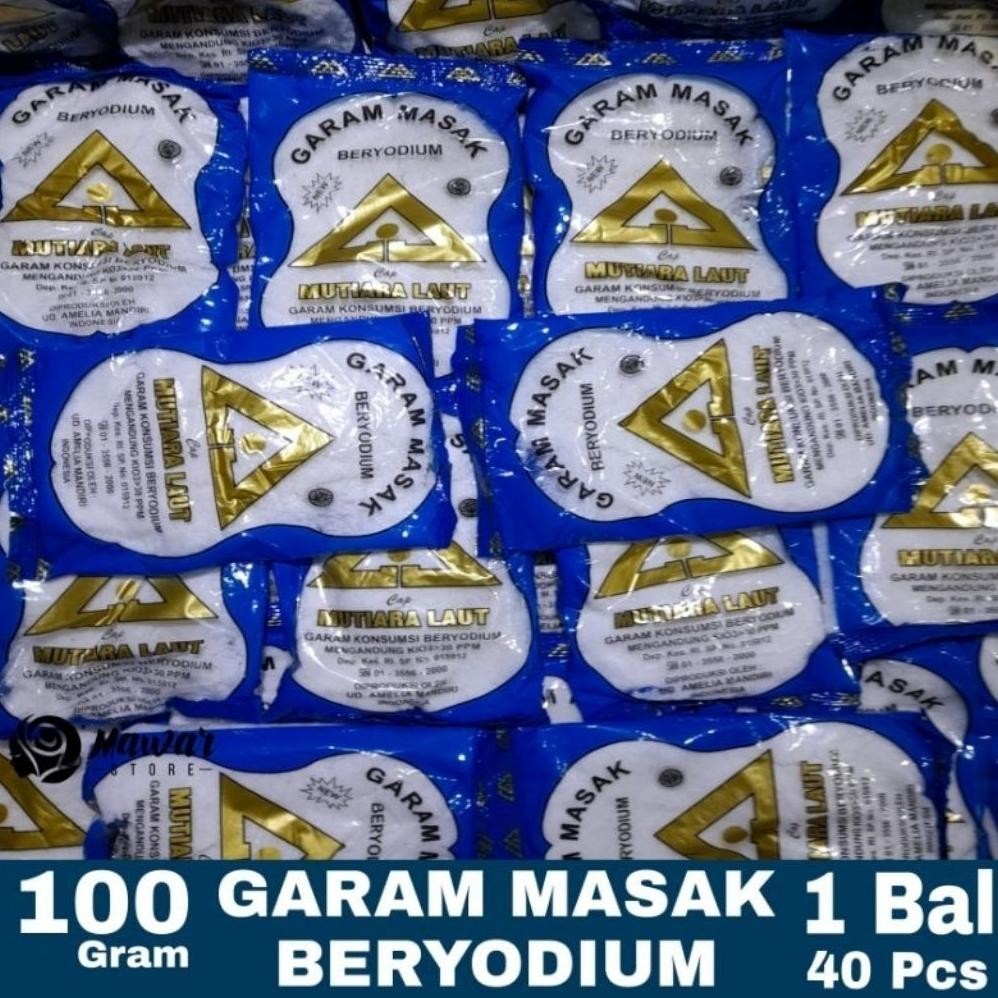 

(Terbaru) PROMO (40pcs) garam masak cap mutiara laut (Terlaris)