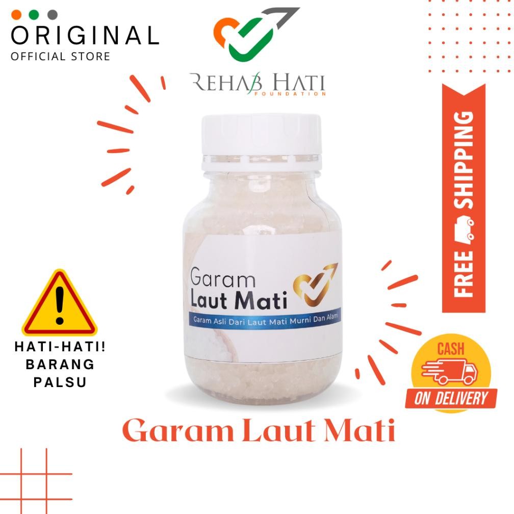 

(Terbaru) Garam Laut Mati Rehab Hati Murni 100% Asli Import Jordania (Terlaris)