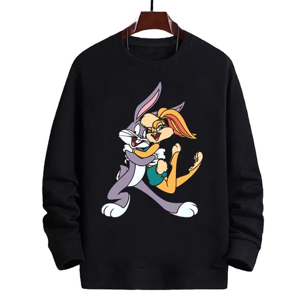 Crewneck Bunny Lola Sweatshirt Bahan Katun