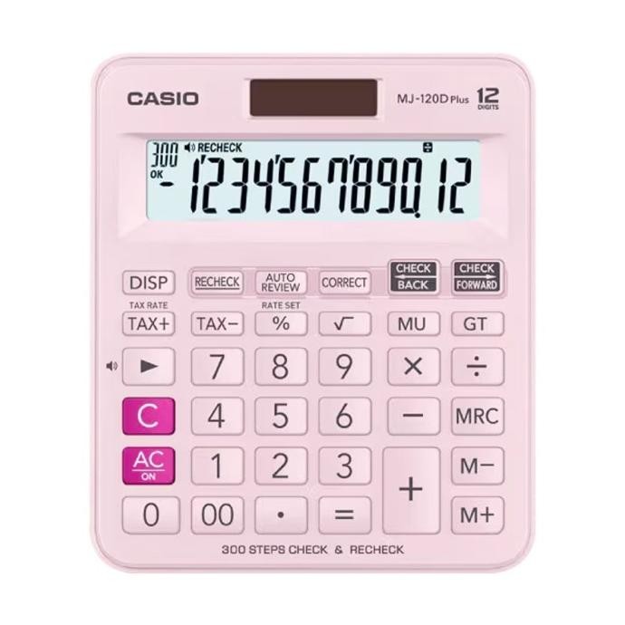 

Aw-96 Fx-4 Qw-45 Casio Mj-120D Plus Colorfull 12 Digit - Check & Correct Calculator / Kalkulator Warna Desktop Viral Aw-96