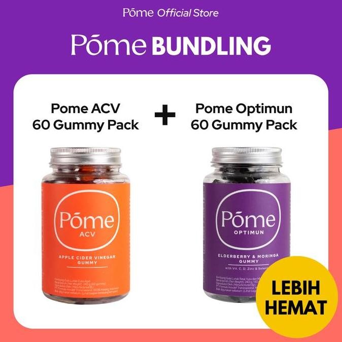 

Pome Bundling LEBIH HEMAT - Pome ACV 1 Botol + Pome Optimun 1 Botol