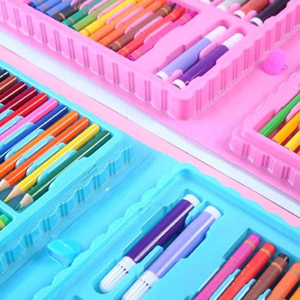 

Fg-80 Sejahtera Selalu - Alat Lukis Set 86 Pcs Crayon Mewarnai Pensil Krayon Warna Alat Menggambar Atau Mewarnai Fg-80