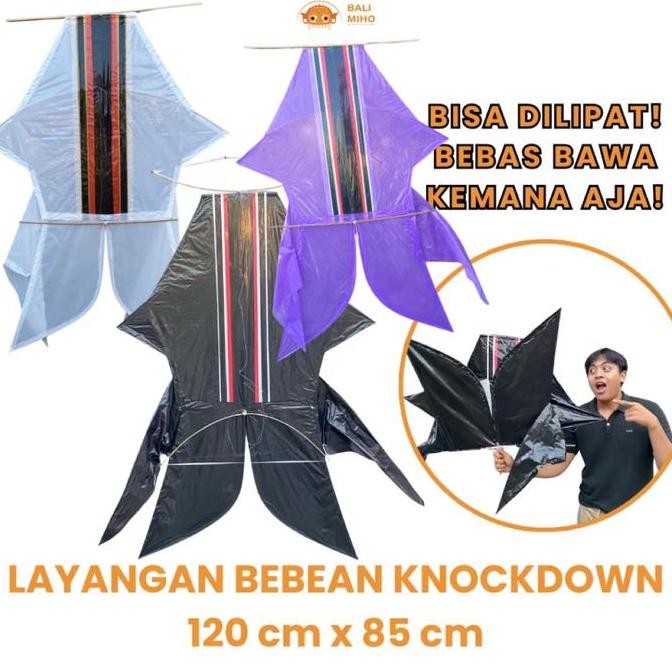 <<<<<] Layangan Bebean 1.2 meter x 85 cm - Layangan Bebean Knockdown Plastik