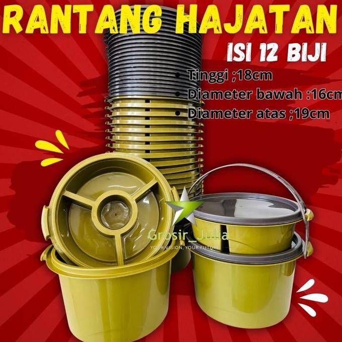 (Isi 12biji) Rantang Hajatan 2 susun Piknik Idola Tasyakuran Berkatan Serbaguna Tempat Lauk Kitchenw