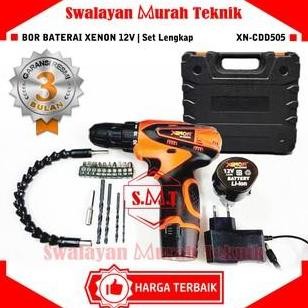 ~~~~~] Bor Baterai 12Volt Xenon CDD505 Cordless
