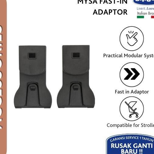 Chicco Fastin Adaptor For Mysa Stroller Adapter Stroller Chicco Mysa