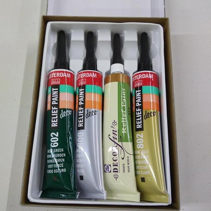 

:<:<:<:<] Amsterdam Relief Paint/ Cat Timbul 3 Demensi