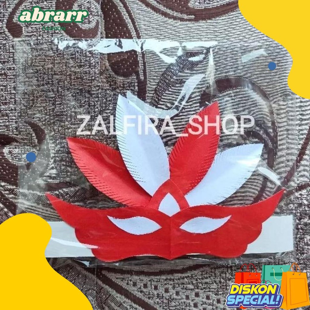 Hiasan Kepala Merah Putih/Mahkota Karnaval Agustusan