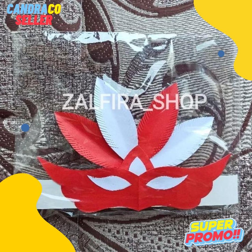 Hiasan Kepala Merah Putih/Mahkota Karnaval Agustusan