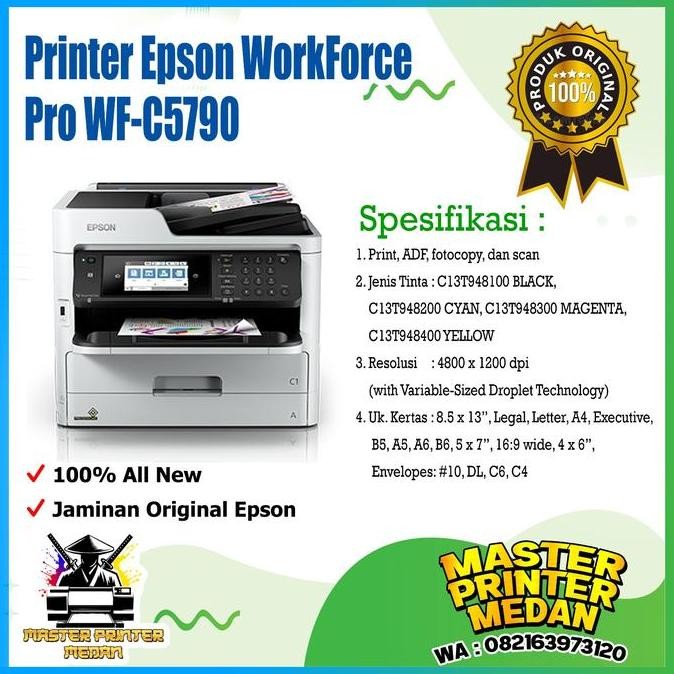 Open DS] PRINTER EPSON WF-C5790 EPSON WF C5790 EPSON WFC5790 A4 Print Scan Copy