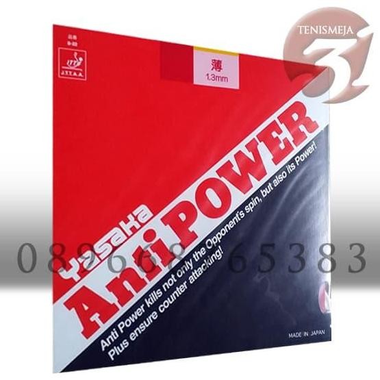 Rubber/Karet tenis meja Yasaka ANTI POWER