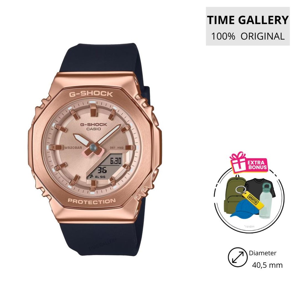 Jam tangan casio original g-shock ori gshock gm-s2110pg-1a4dr gms2110pg1a4dr gms2110pg1a 1a4 1a 1 gm