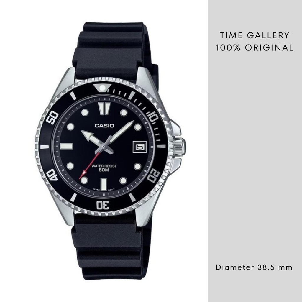 Jam Tangan 100% Casio Original Garansi Resmi Ori MDV-10-1A1VDF MDV101A1VDF MDV10 1A1UDF MD V10 1A1 P