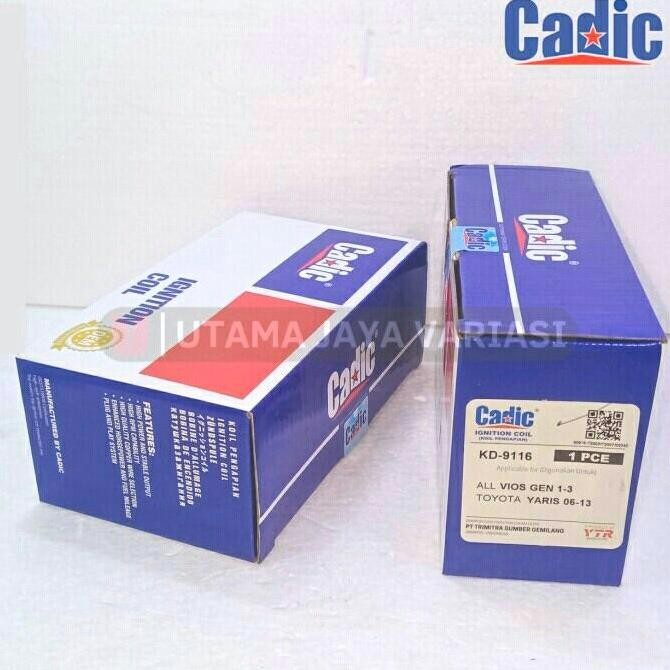 Ignition Coil Vios Gen 1 2 3 Yaris 2006-2013 Cadic KD-9116 Original