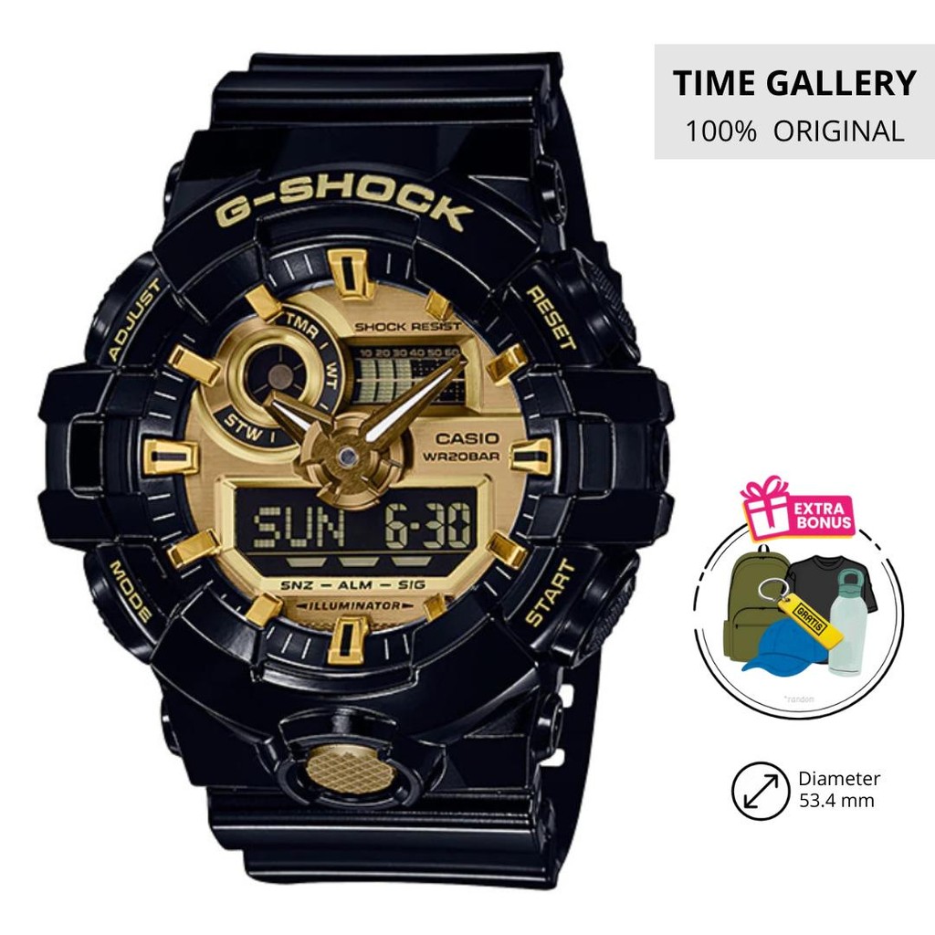 Jam Tangan 100% Original Casio Ori G-Shock ga-710gb-1adr 1avdr 1dr 1a 1 ga710gb